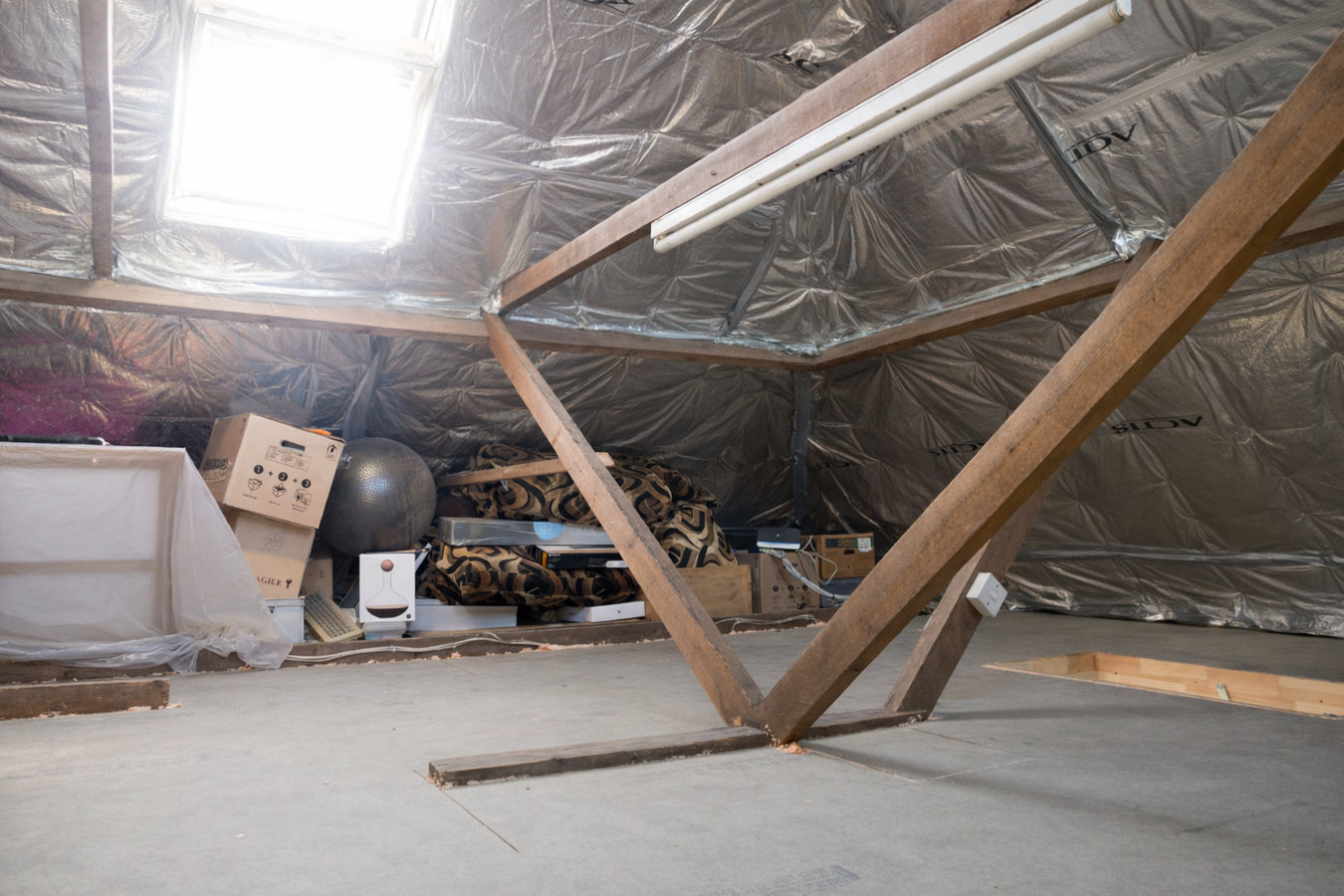 Attic insulation